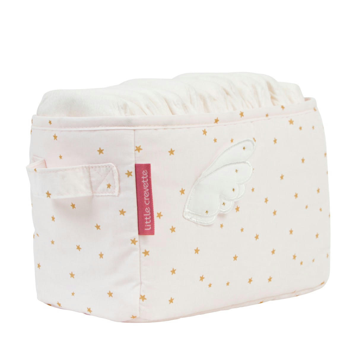 PRINCESSE SWAN - Bac à couches tissu rose pâle