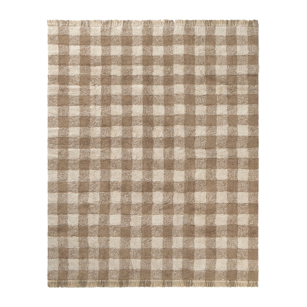 Lorena Canals Vichy Vloerkleed 90 x 120 cm - Marron
