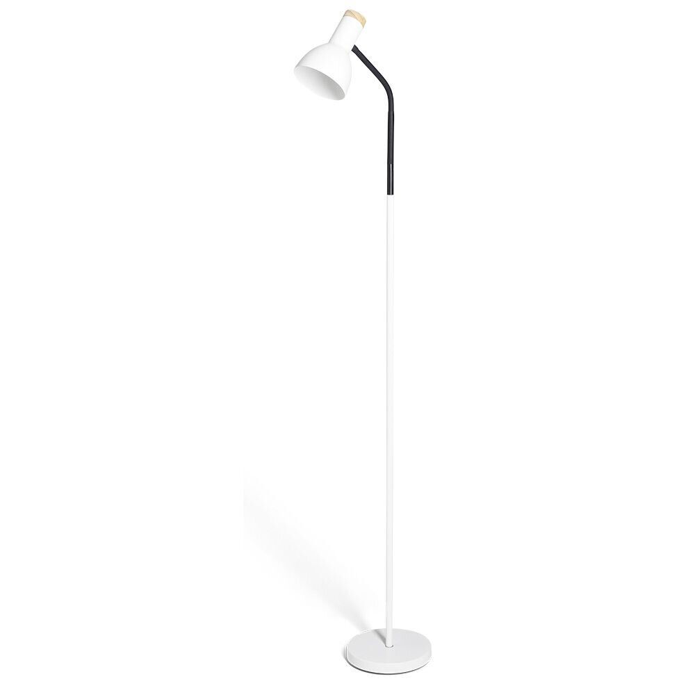 Lampadaire noir et blanc H150cm
