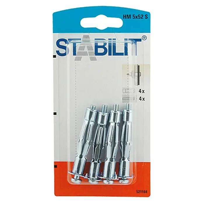 EKSPANDERPLUGG STABILIT 5X52MM 4STK