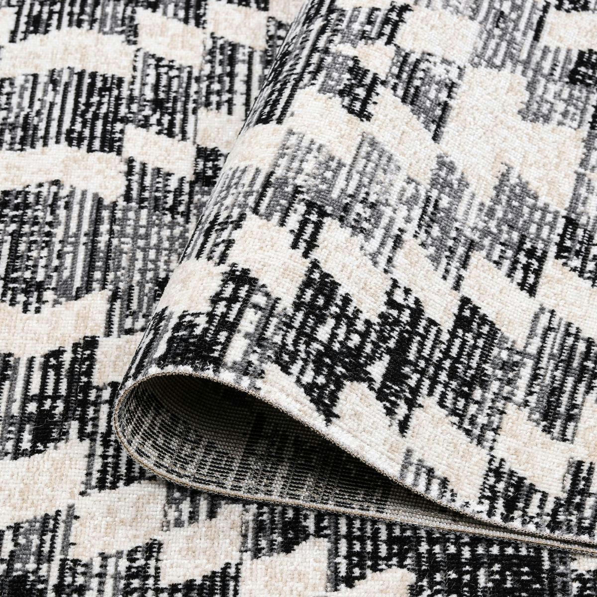 SANDRINE - Tapis extérieur gris 150x220