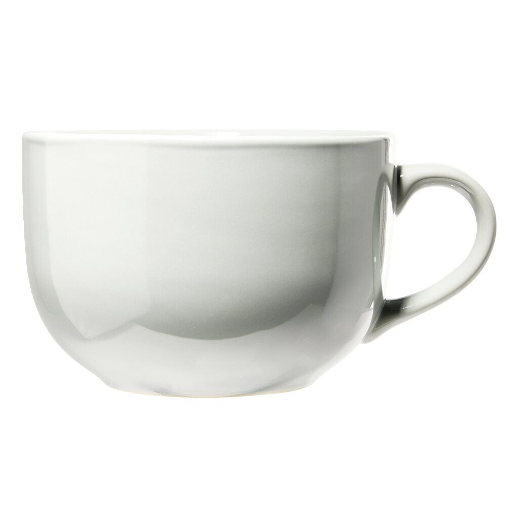 Bol jumbo Madrid en faïence gris clair Ø13xH8,5cm 700ml