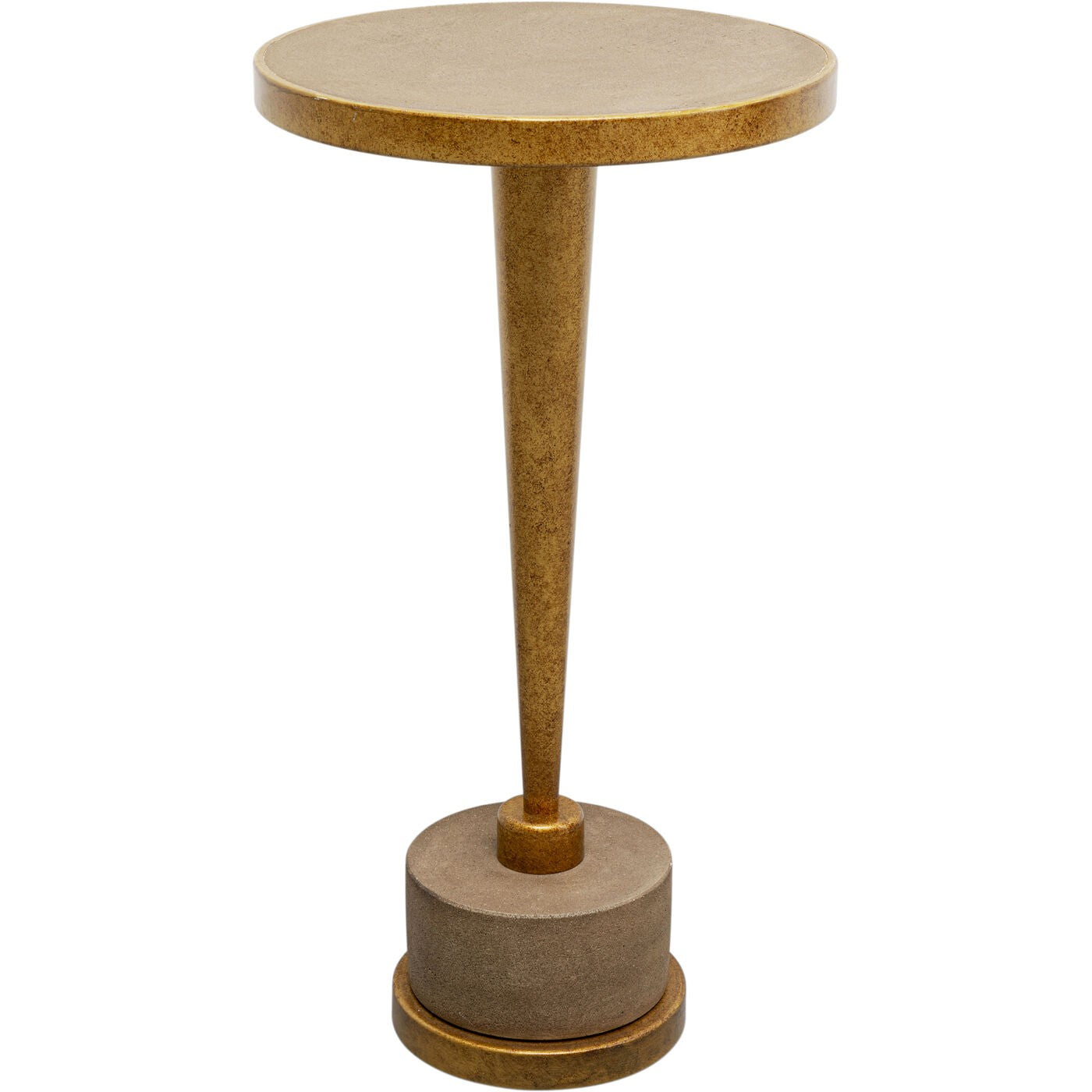 Kare Design Bijzettafel Coney Ø30cm messing