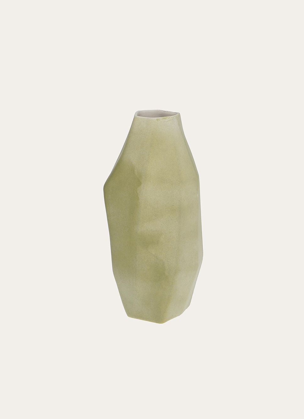 VASE MULTIPLES FACETTES vert