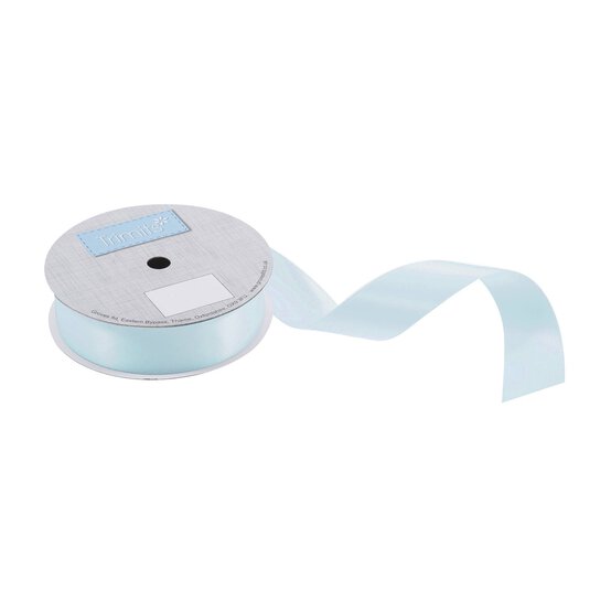Trimits Nile Blue Double-Faced Satin Ribbon by the Metre 25mm