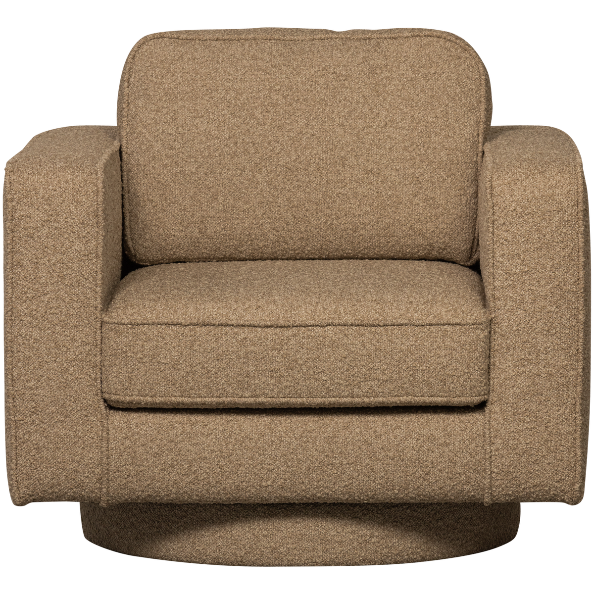 vtwonen draaifauteuil Lazy - Bouclé - Bruin