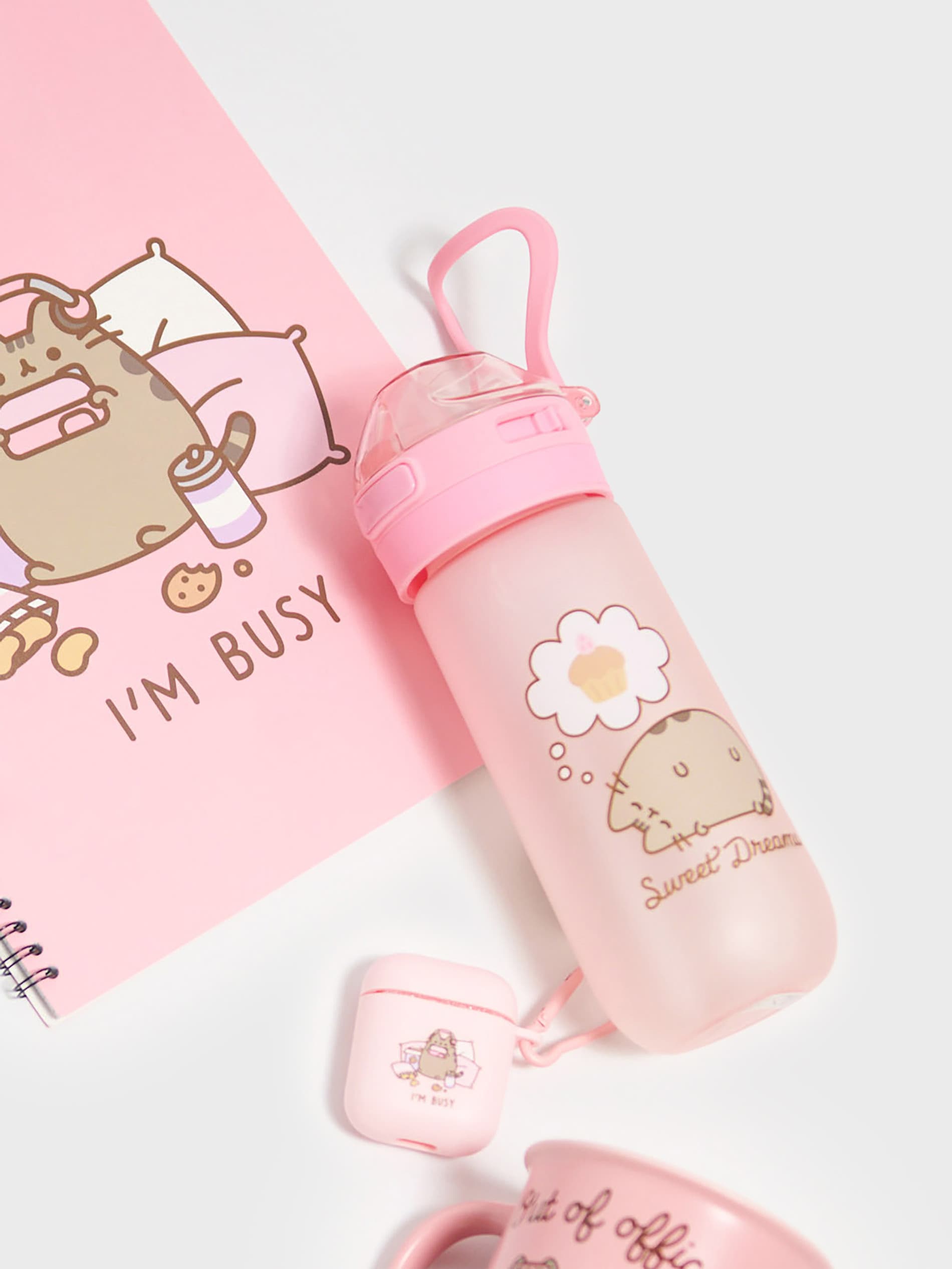 Bidon ze słomką Pusheen the Cat