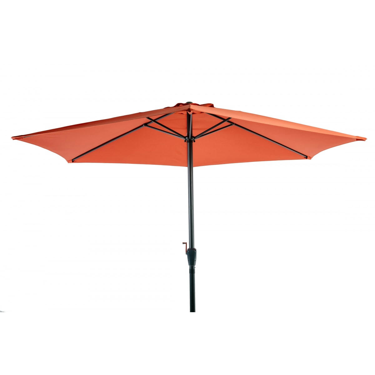 - Parasol rond aluminium orange brûlée D3M