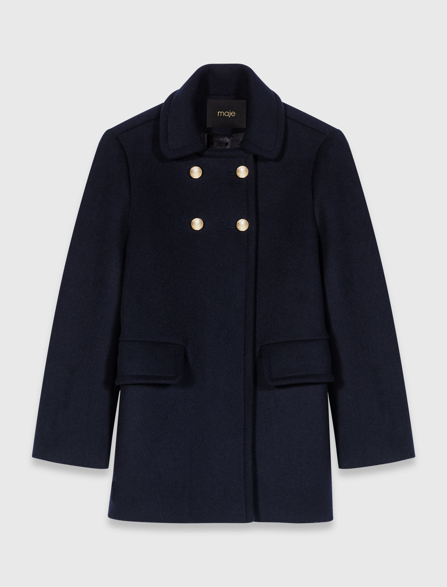 Manteau en laine mélangée