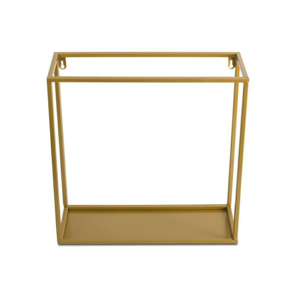 Półka wisząca złota ścienna metal 40 cm GLAM