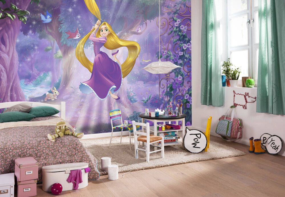 FOTOTAPET KOMAR DISNEY RAPUNZEL 368X254CM