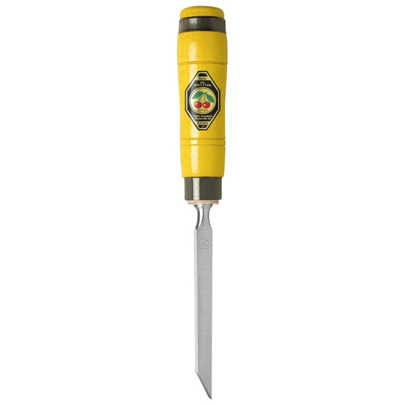Bédane de menuisier avec manche en bois 8 mm