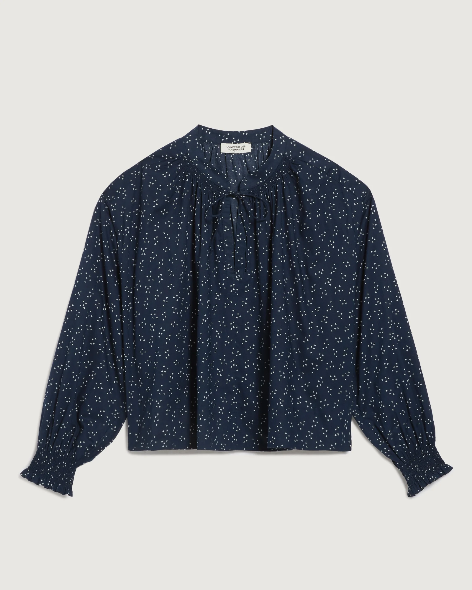 Blouse imprimée en coton