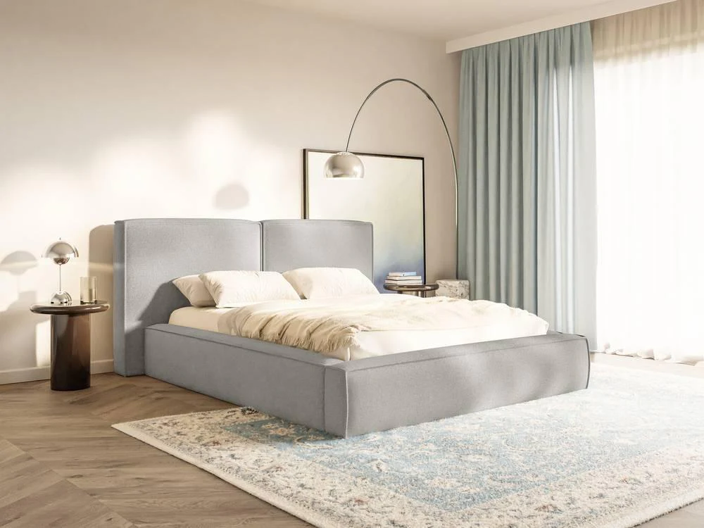 Bedframe Willa chenille 160 x 200 cm met opbergruimte
