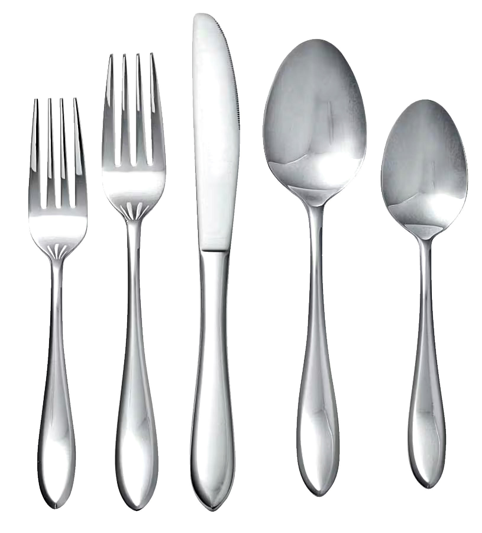 MASTER Chef Point Stainless Steel Flatware Set, Serves 4, 20-pc