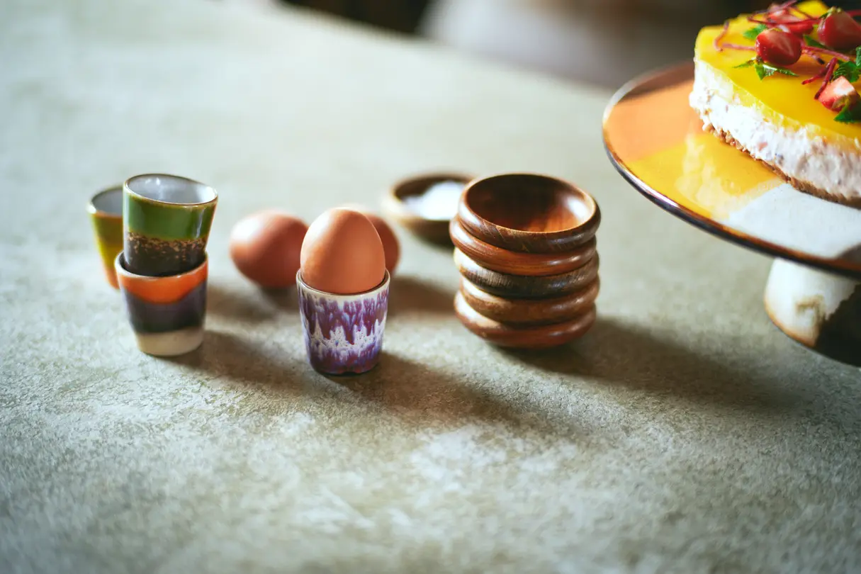 Eierbecher-Set 70'S