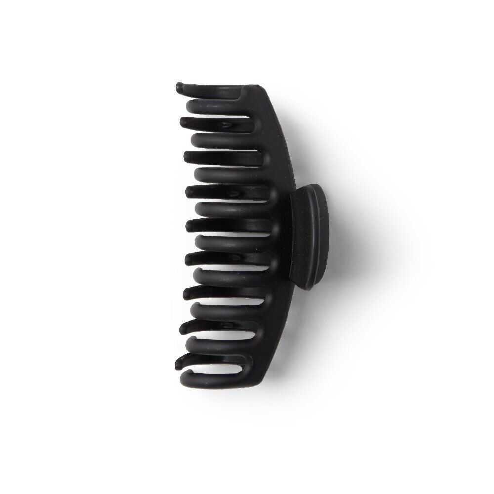 Pince cheveux crabe noir mat L11cm