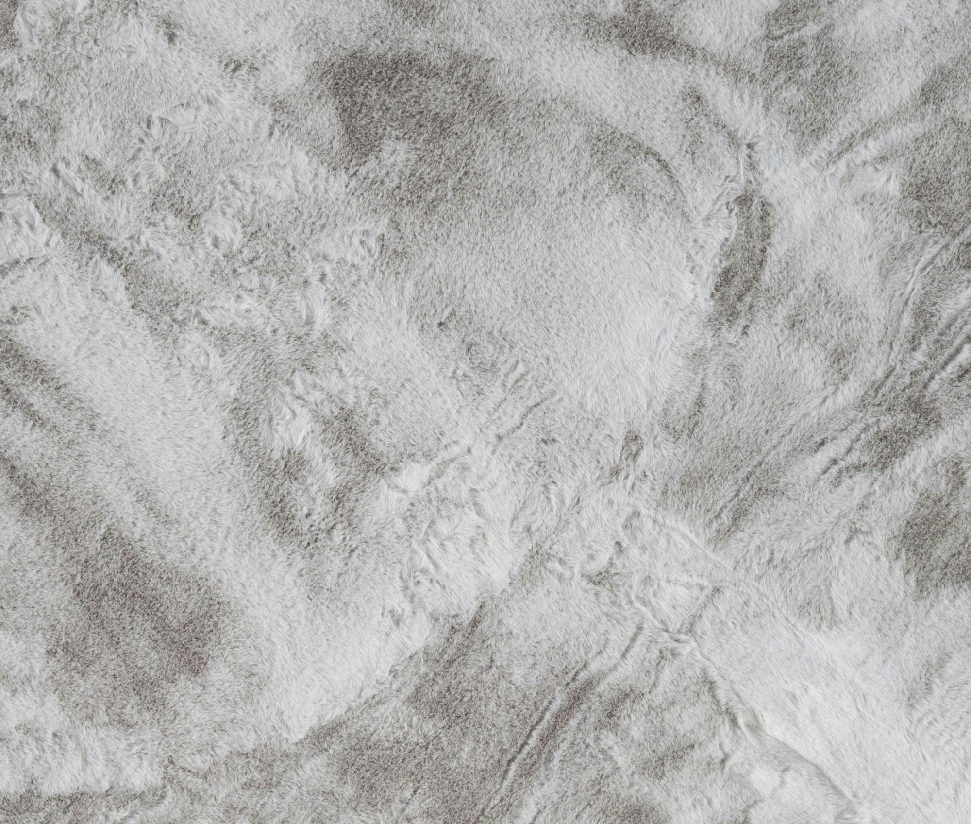 CHIARA - Tapis tissé à la machine en polyester - argent