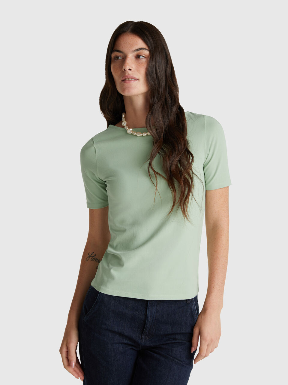 Slim fit reversible t-shirt