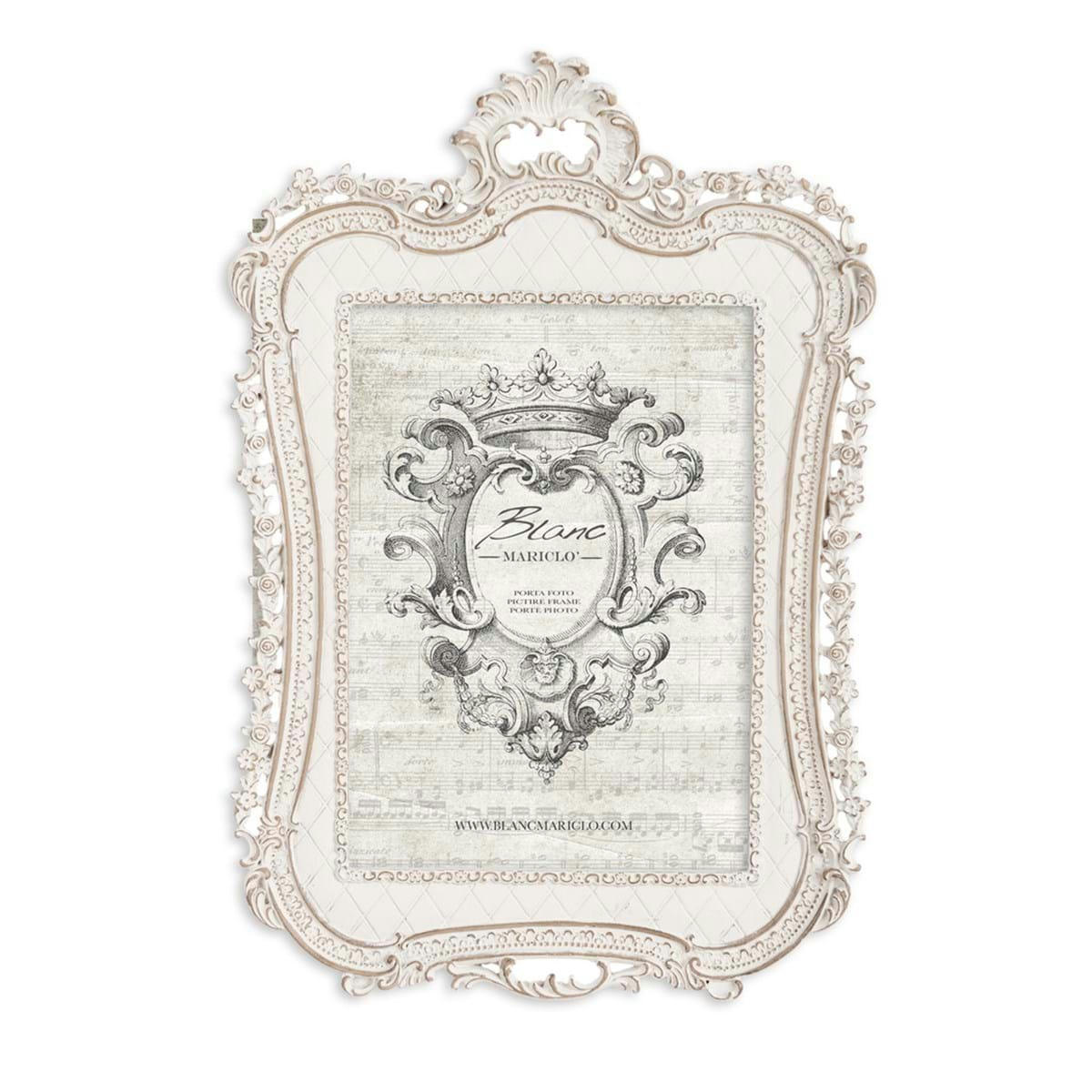 - Cadre photo en résine blanc H28