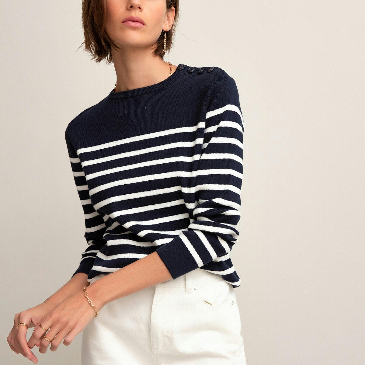 Pull marinière coton Bio