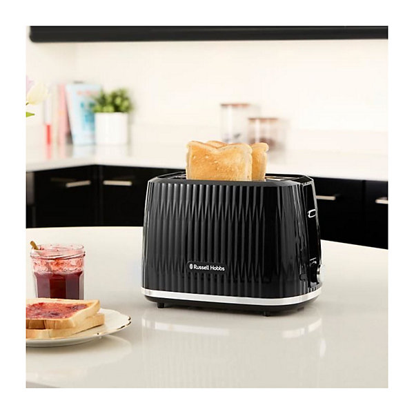 Grille-pain - RUSSELL HOBBS - EDEN - 800 W - 2 fentes - Noir