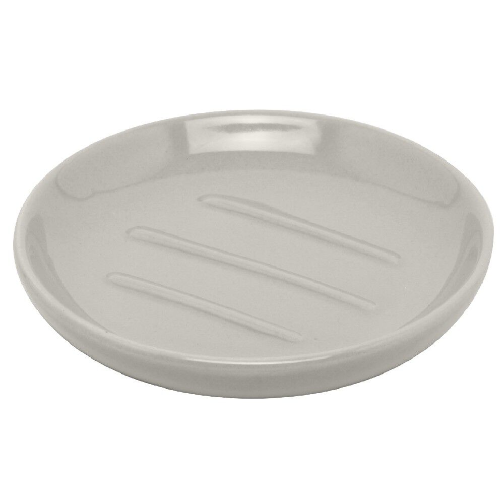 Porte savon rond taupe