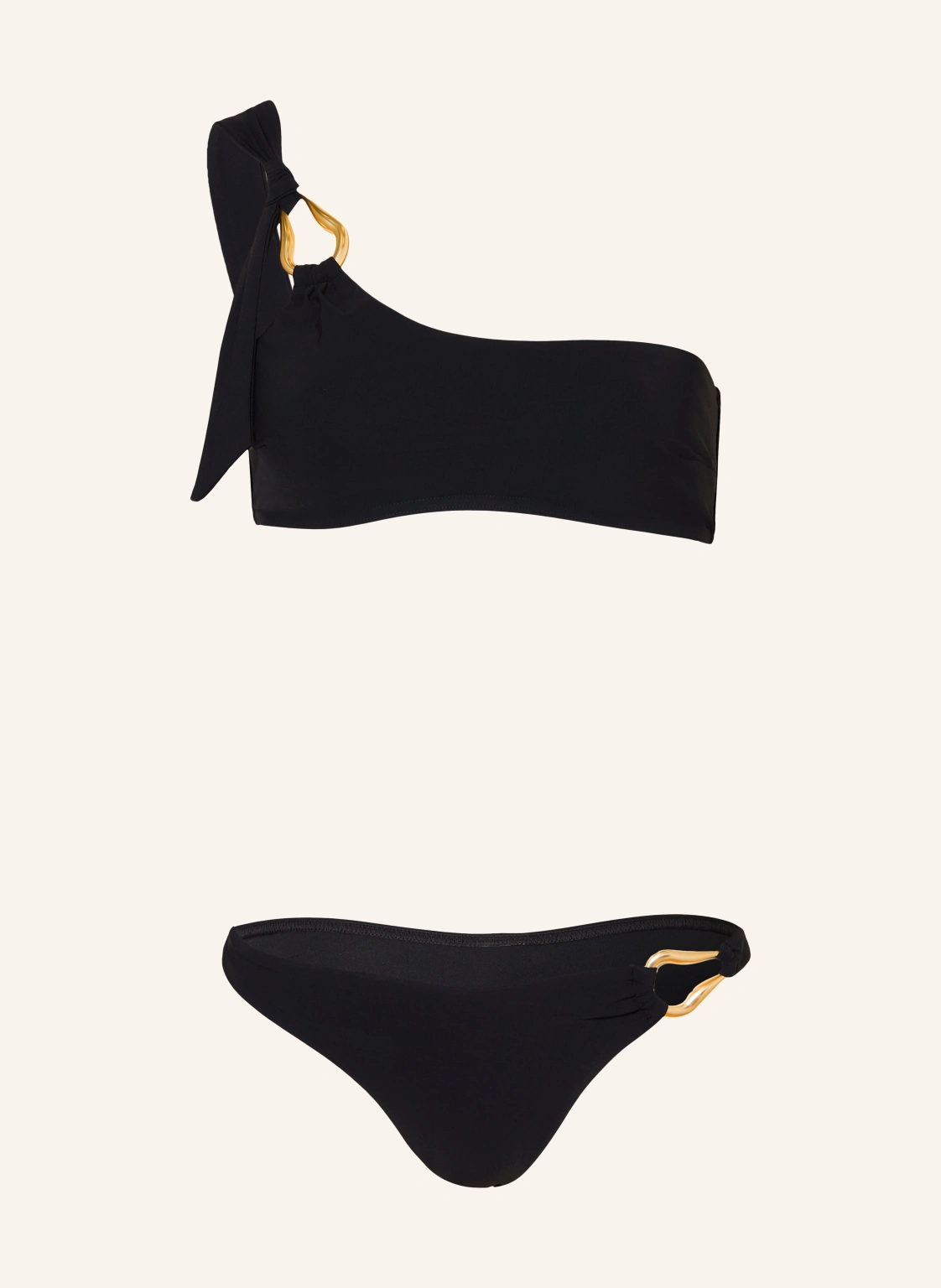 ZIMMERMANN One-Shoulder-Bikini ROSELIGHT