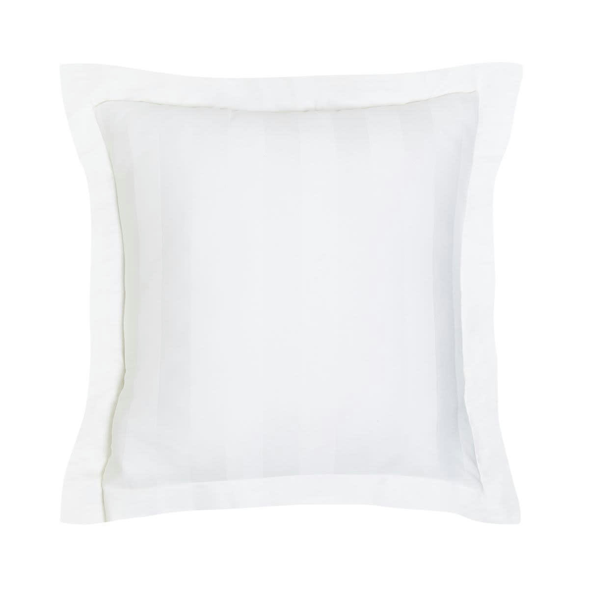 PRESTIGE - Taie d'oreiller volant en Coton Blanc 63x63 cm