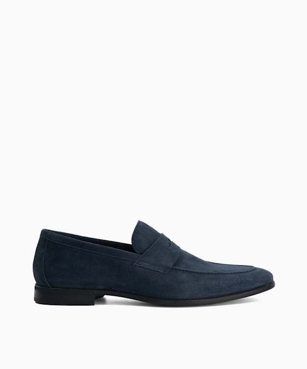 Barclays Navy - Suede Loafers