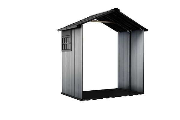 Abri de jardin OAKLAND 7515 en résine - KETER - gris et noir - 9,8 m²