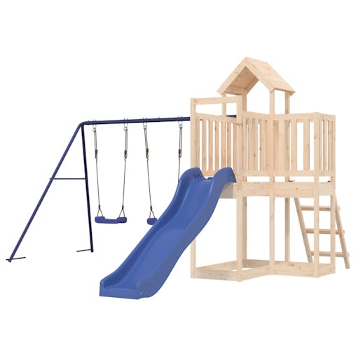 NNEVL Outdoor Playset Solid Wood Pine