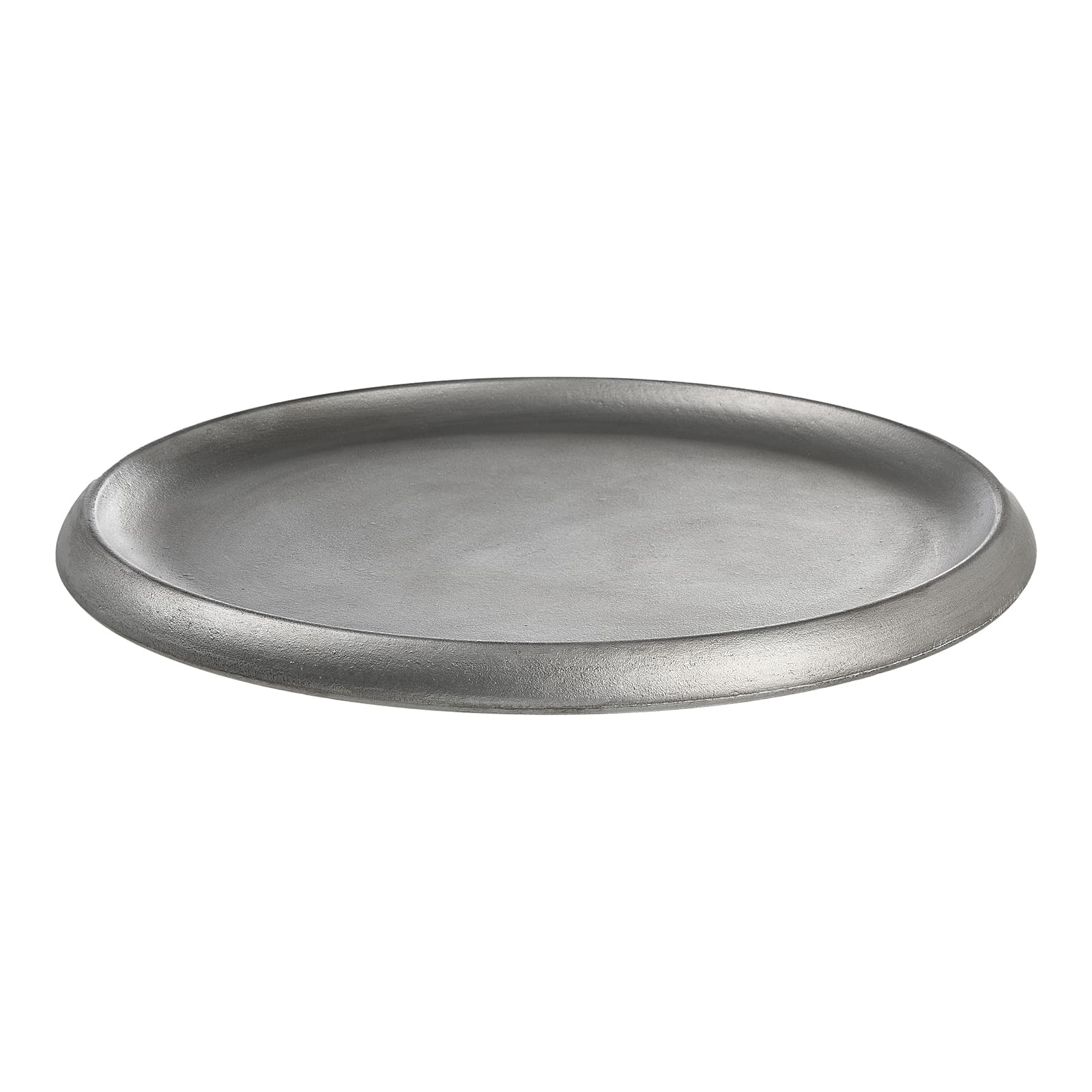 Deko-Tablett Silber, ⌀ 40 cm, H 25 mm