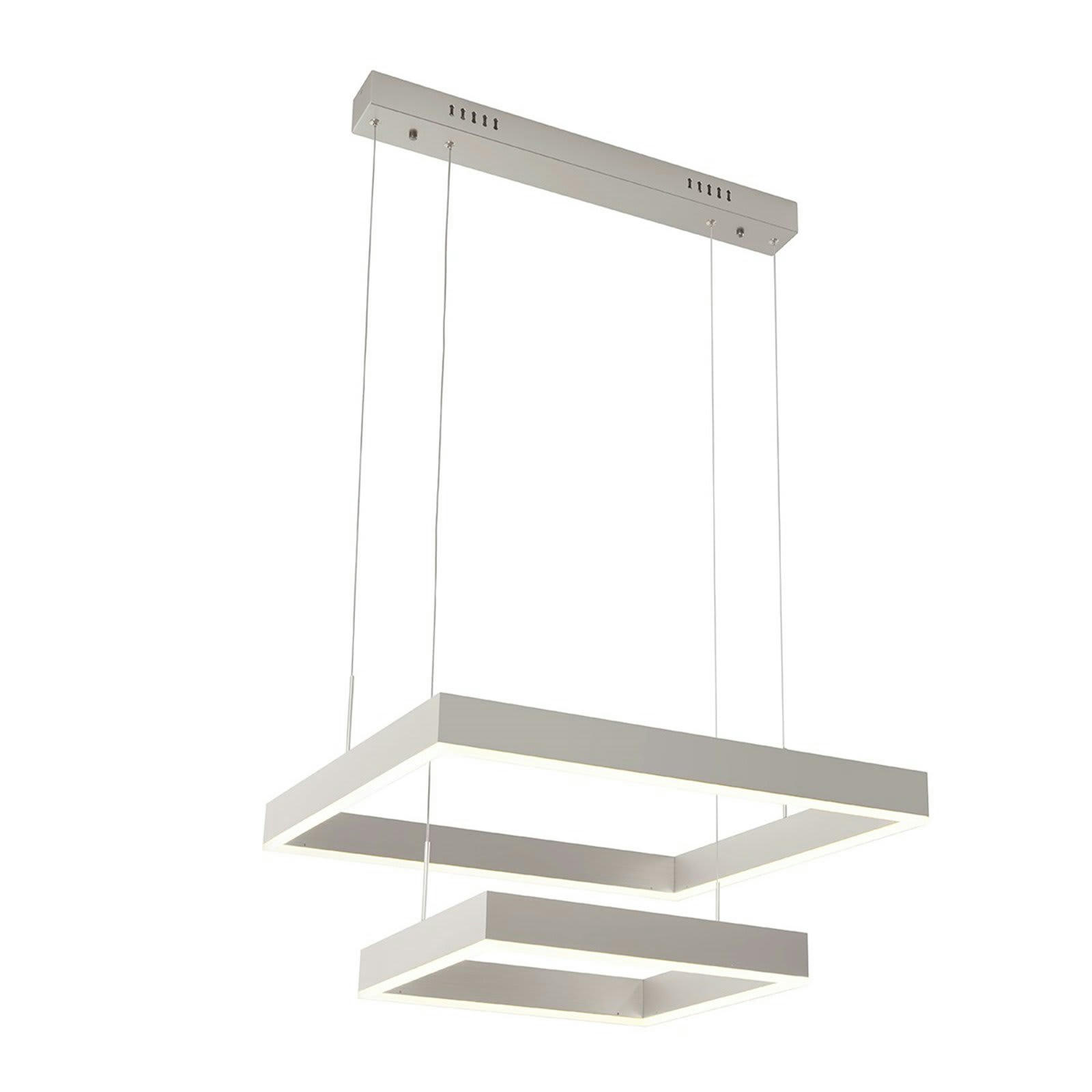 - Suspension Métal Argent 60x60x120 cm