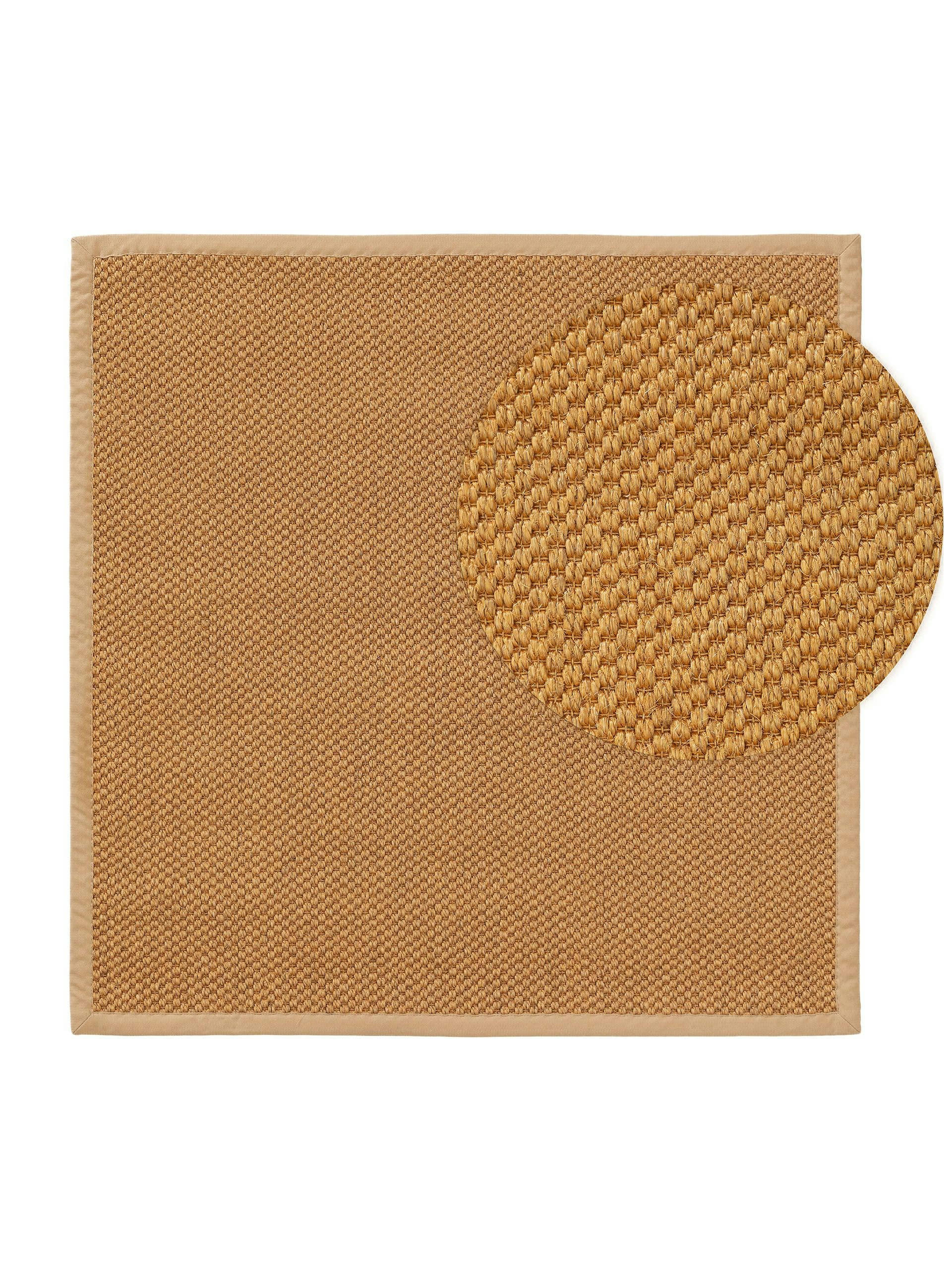 GRETA - Tapis sisal beige 200x200