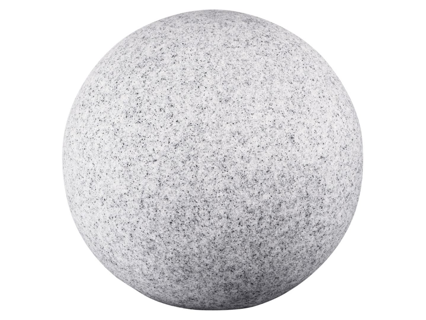Lampa ogrodowa kula Stono 78 cm z tworzywa sztucznego szara