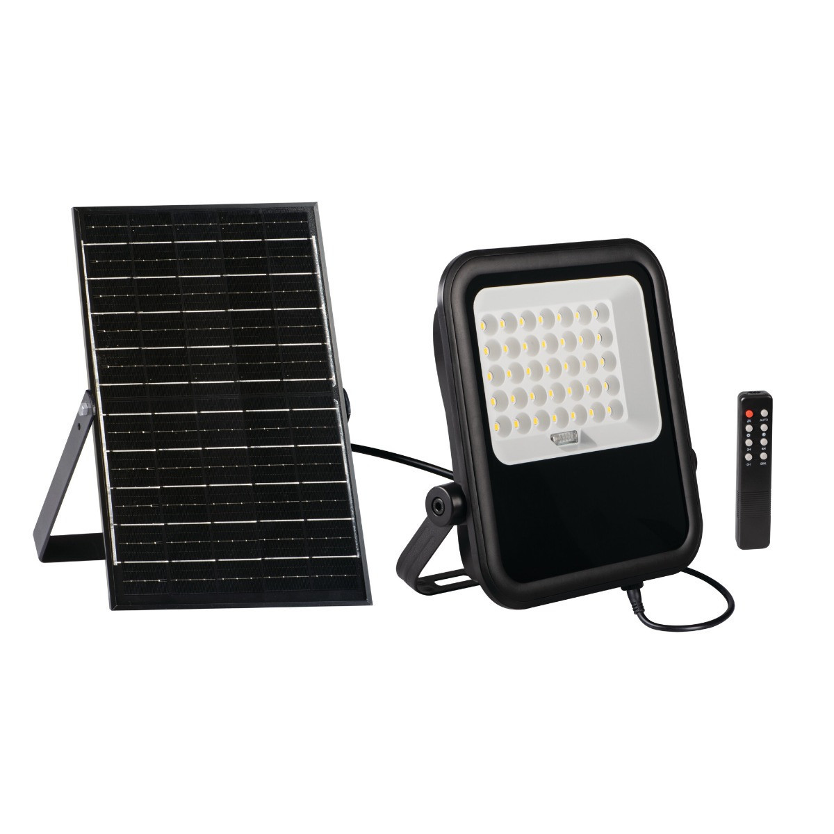 Naświetlacz solarny LED 15W czarny FL SONE SLR z pilotem IP65 Kanlux