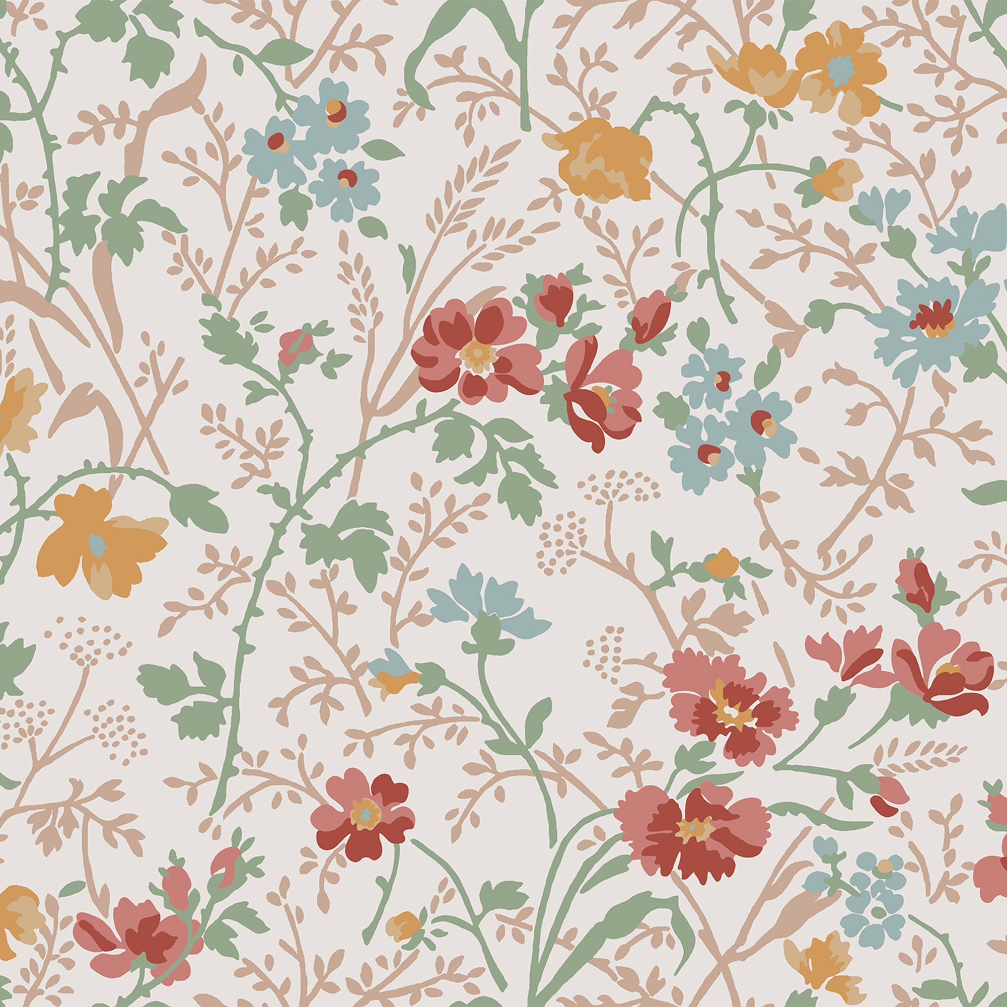 Laura Ashley Vliesbehang Shropshire Posy Antique Roze