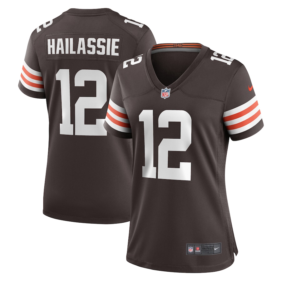 Kahlef Hailassie Cleveland Browns Nike Women's Team Game Jersey -  Brown