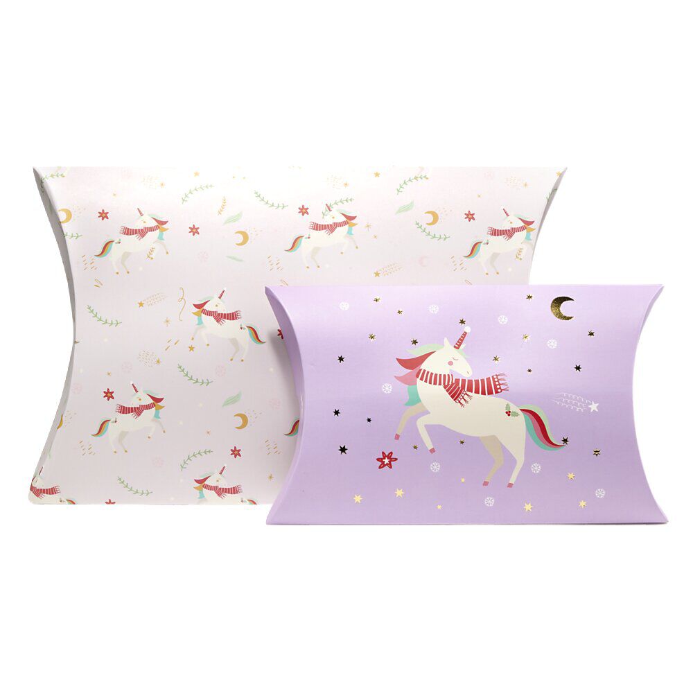 BoÎte cadeau No&euml;l berlingot enfant x2 18,5x29cm (2 modèles)