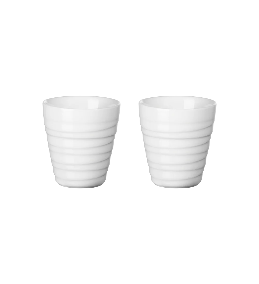 2er set thermoespressobecher, twisted