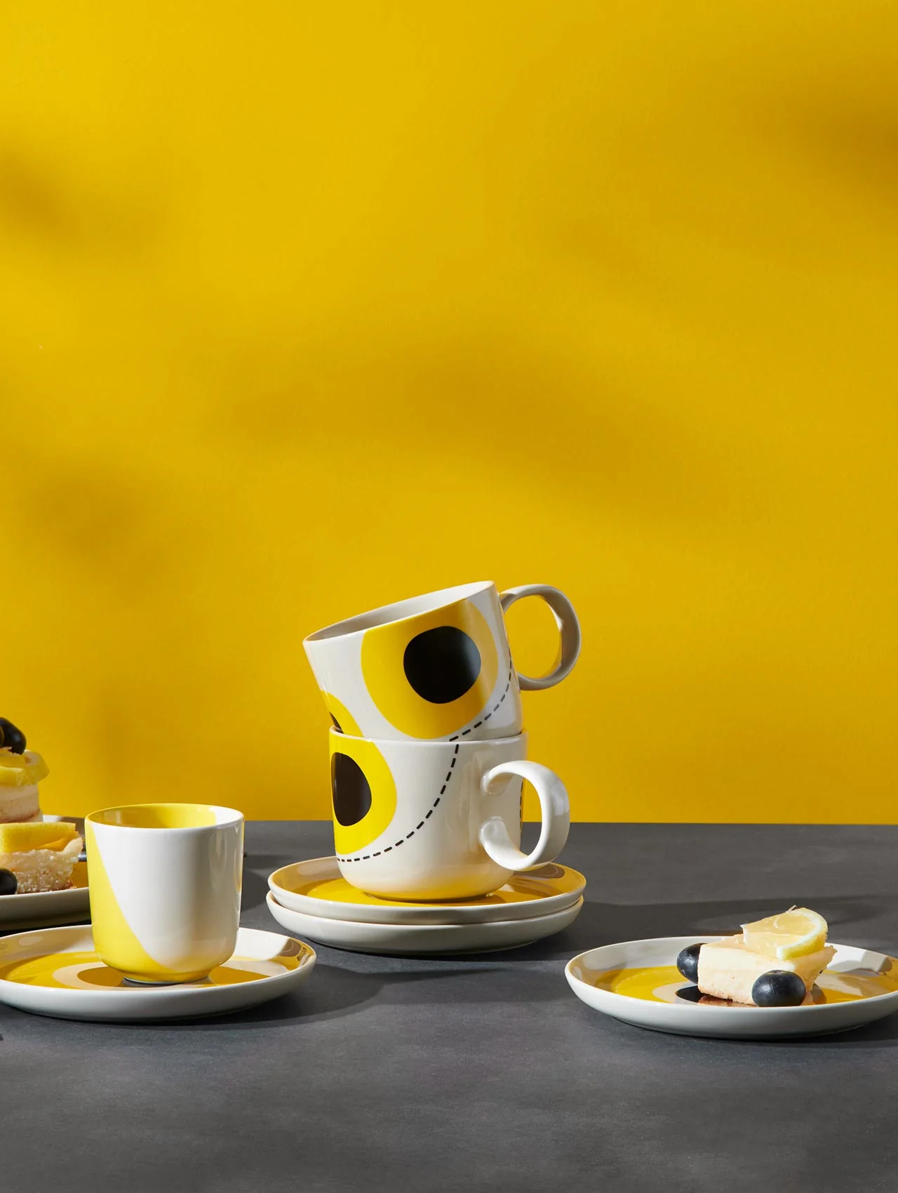 kaffeetasse mit unterteller, salto du soleil