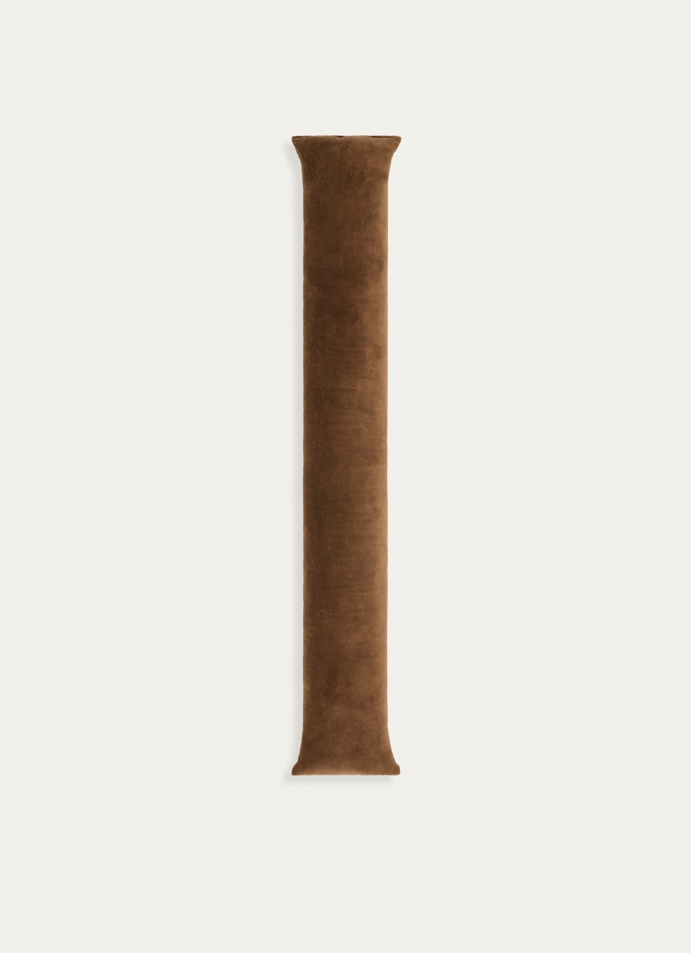 BAS DE PORTE EN VELOURS BEIGE FONCÉ