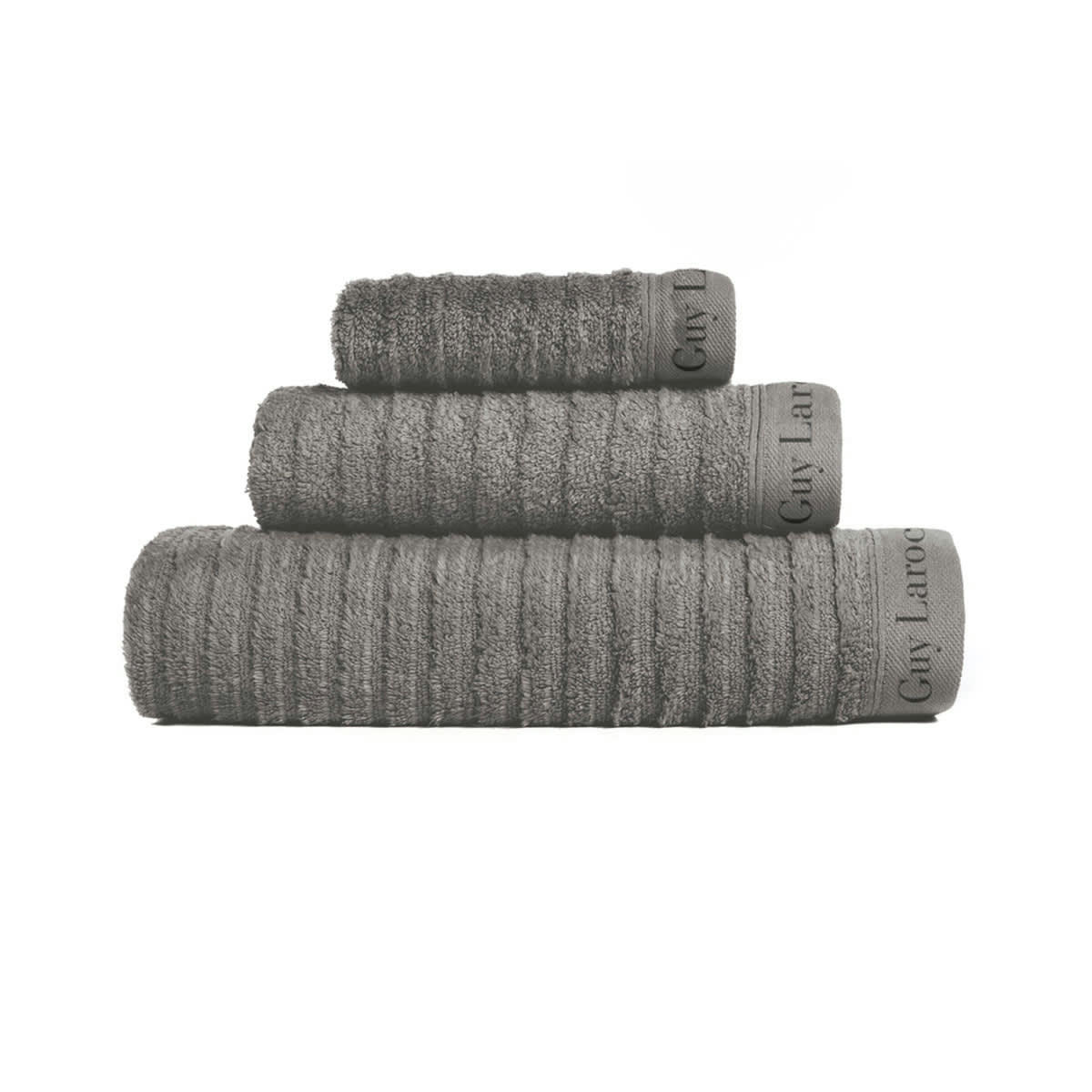 PALACE SET - Set de bain trois pièces (30x50+50x100+70x140)  anthracite