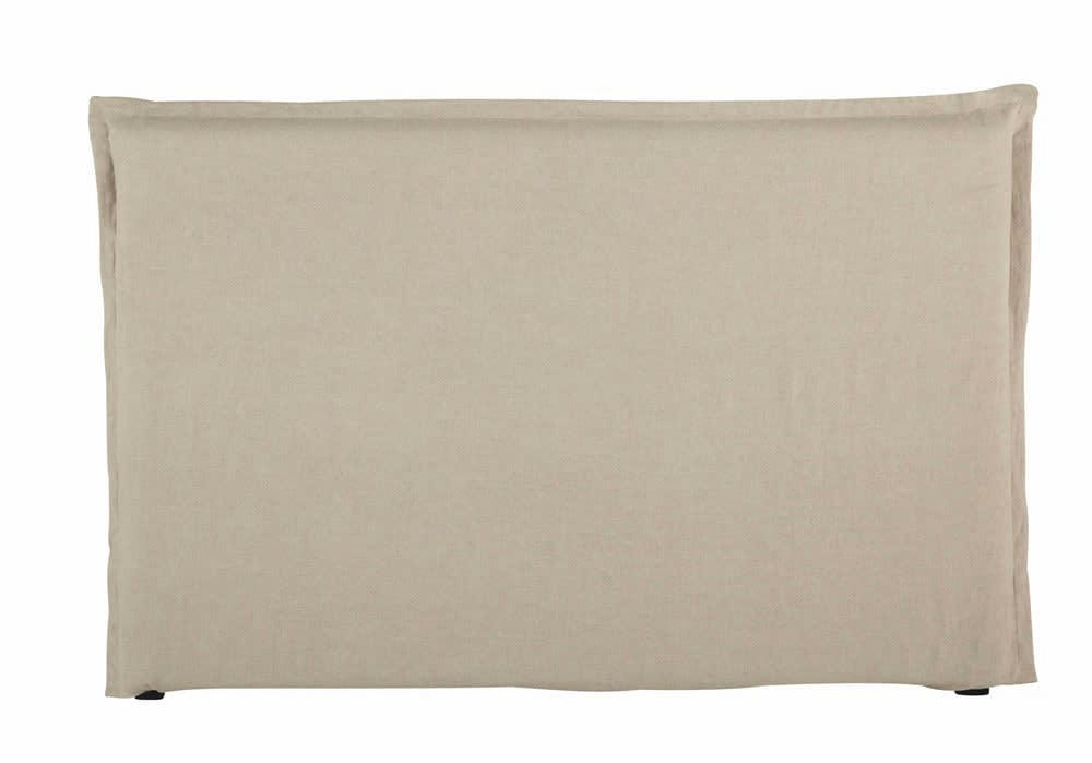 Morphée - Housse de tête de lit 180 en lin lavé beige