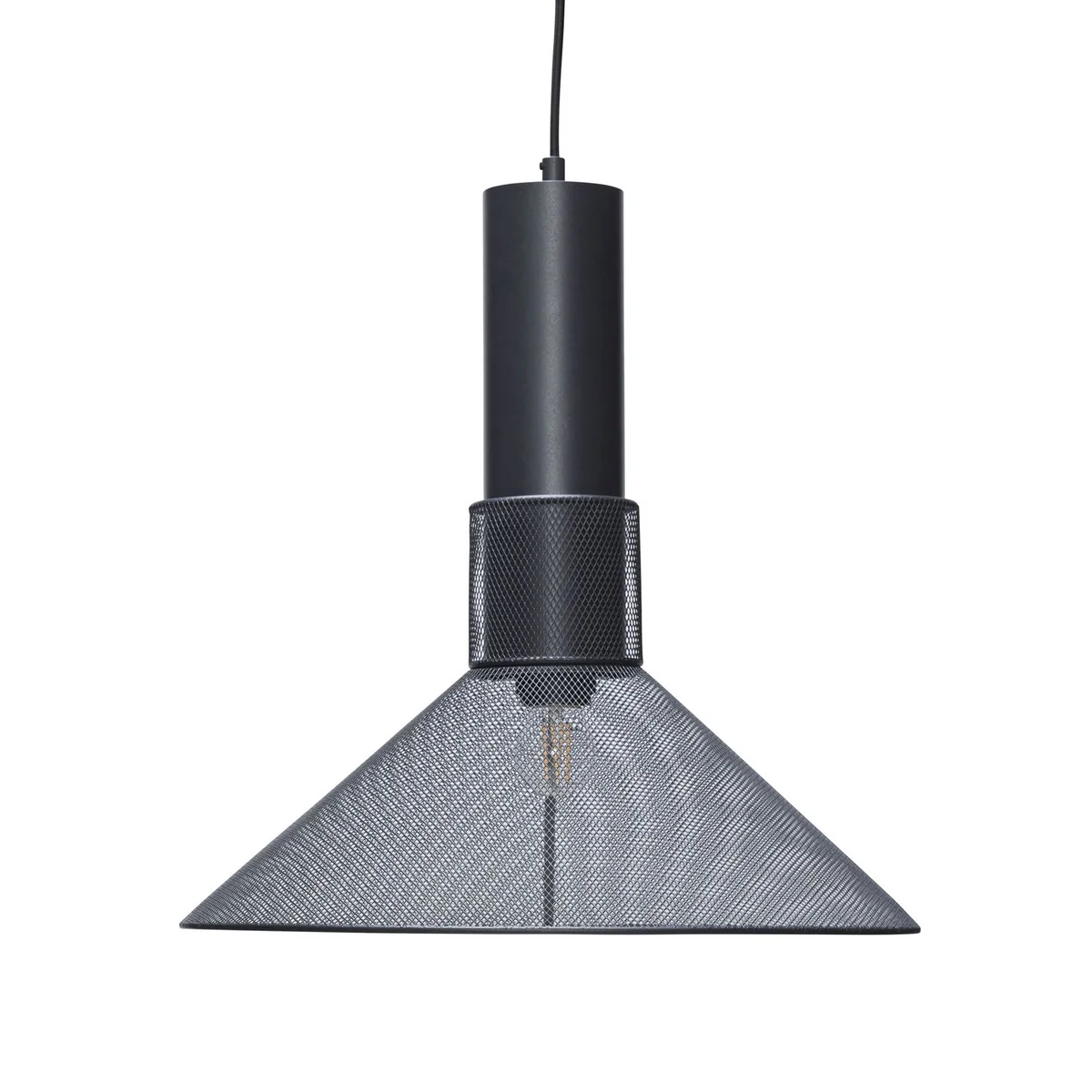 Hübsch Interior - Ray Pendelleuchte, Ø 40 cm, schwarz