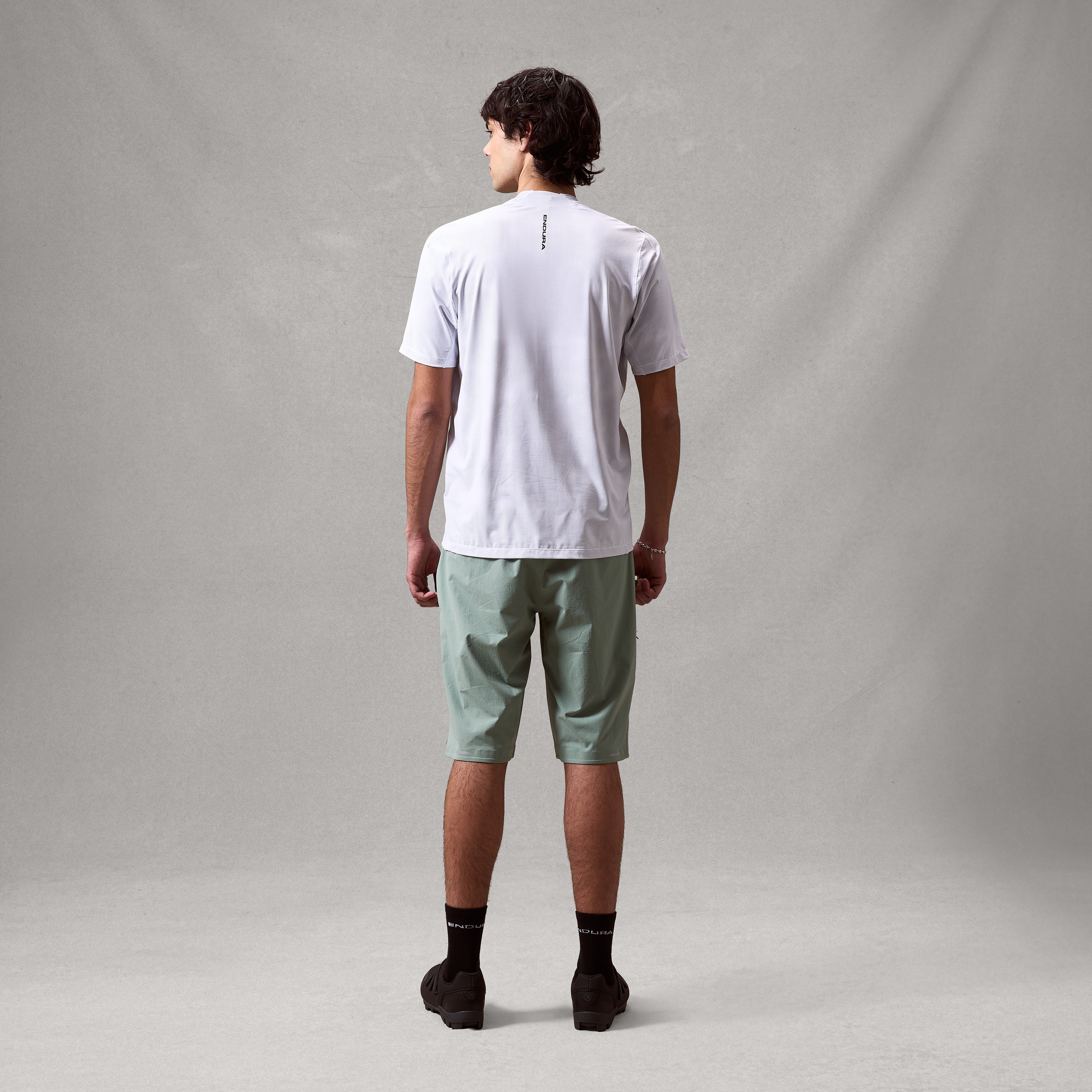 Men's AllTrack Rout S/S Tech Tee - White