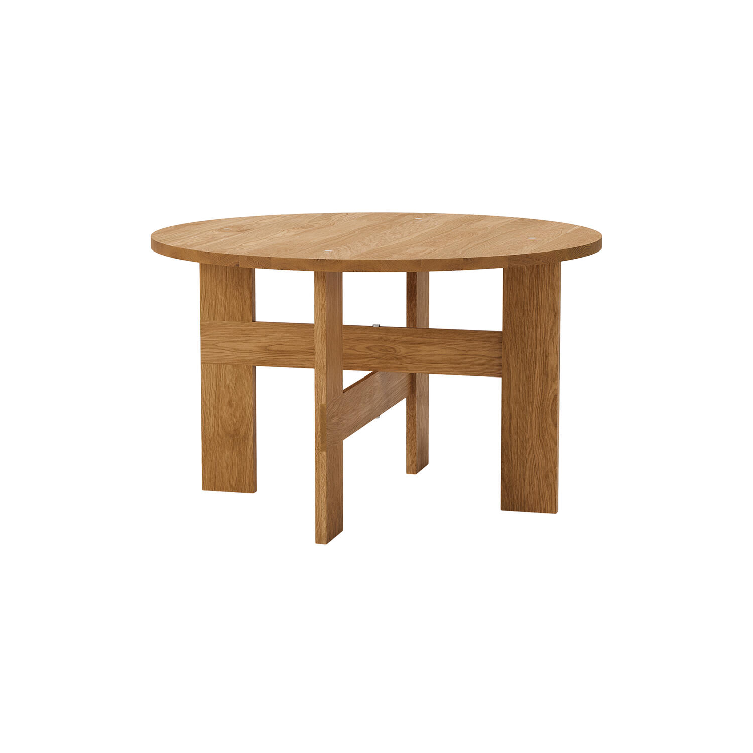 Mio Table ø120, oiled oak