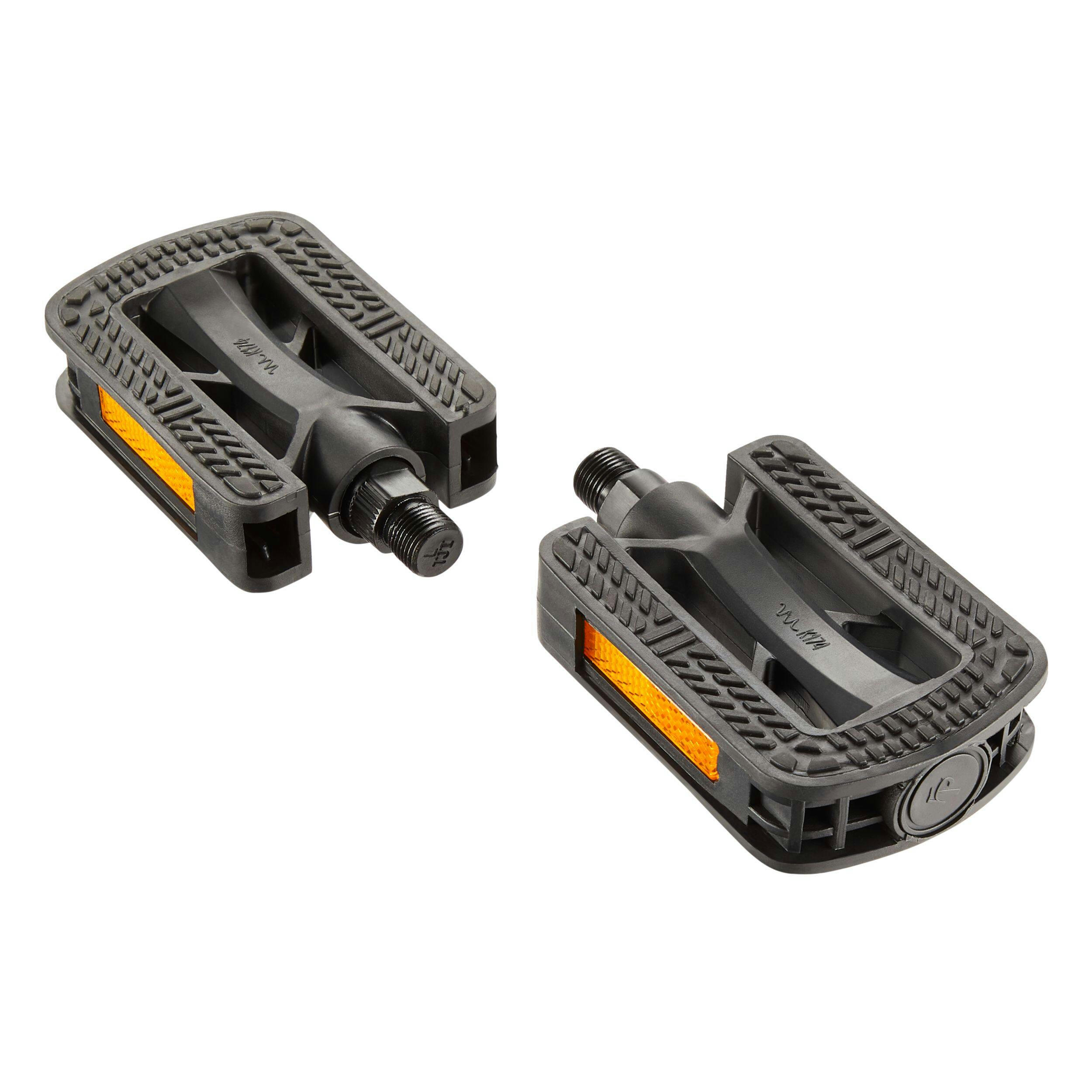 Raleigh City Resin & Steel Bike Pedals, 9/16-in, 2-pk