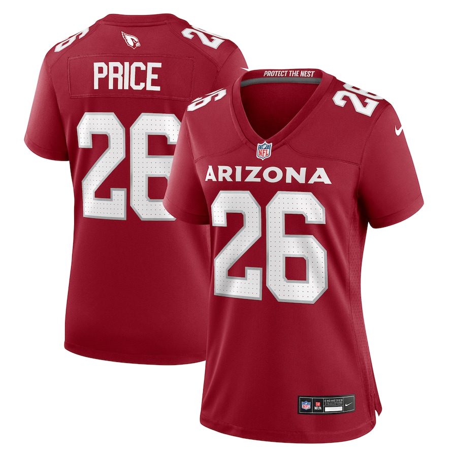 Bobby Price Arizona Cardinals Nike Women's Team Game Jersey -  Cardinal